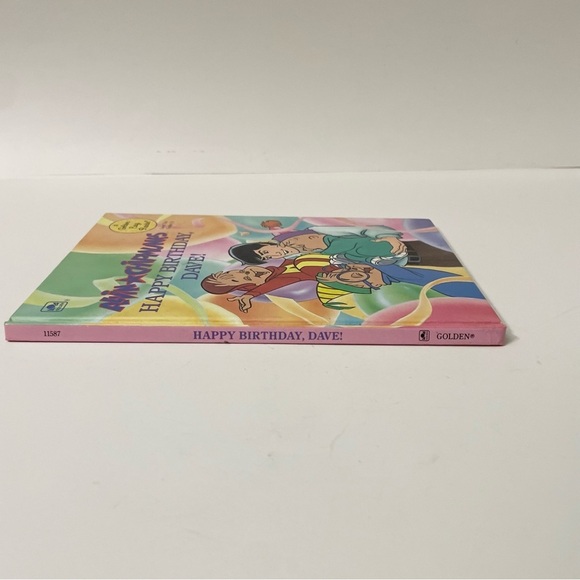 Vintage 90s Alvin and the Chipmunks Happy Birthday Dave Book - Picture 14 of 14